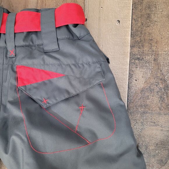 Boulder Gear Ski Pants~Youth~Gray Red Size Small Vacation Weekender - Picture 6 of 10